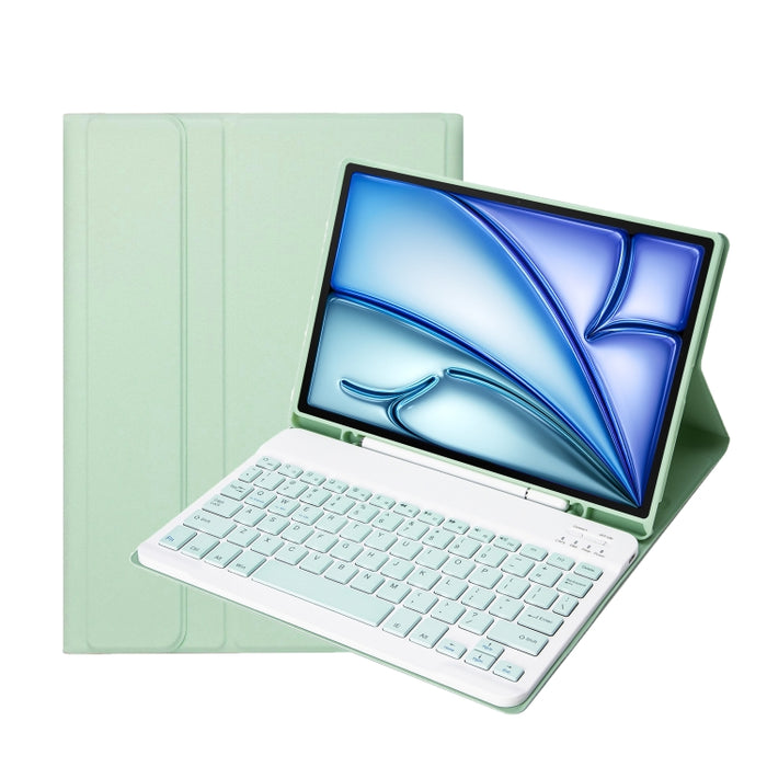 C098B desmontable ABS ultrafino Candy Colors funda protectora para teclado Bluetooth para iPad Air 4 de 10,9 pulgadas (2020), con soporte y ranura para bolígrafo