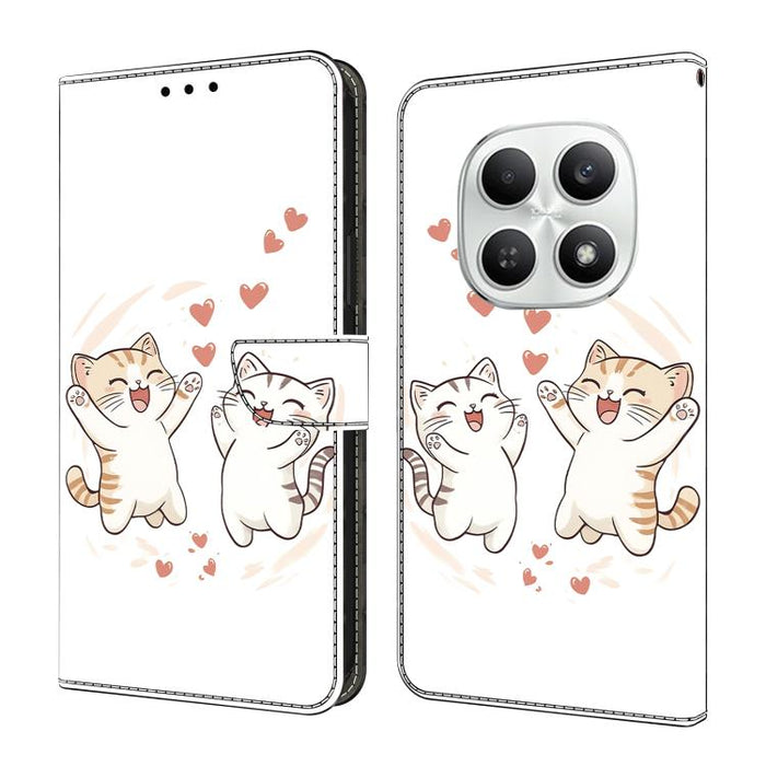Funda para teléfono de cuero vegano pintado con efecto cristal, For Redmi A7 / A5 4G 171mm / Poco C71, For Redmi A7 Pro 4G / 5G 171mm /Poco C85x 5G, For Redmi Note 15 5G / 4G Global 164mm, For Redmi Note 15 Pro 5G Global 163.6mm                        ...