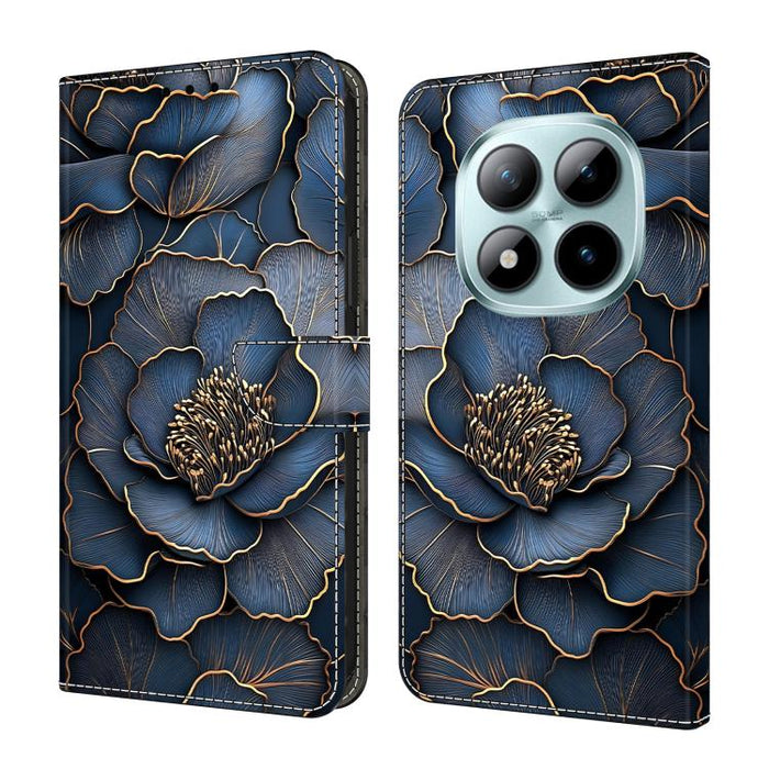 Funda para teléfono de cuero vegano pintado con efecto cristal, For Redmi A7 / A5 4G 171mm / Poco C71, For Redmi A7 Pro 4G / 5G 171mm /Poco C85x 5G, For Redmi Note 15 5G / 4G Global 164mm, For Redmi Note 15 Pro 5G Global 163.6mm                        ...