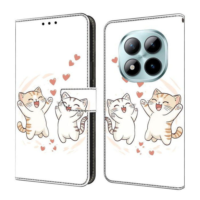 Funda para teléfono de cuero vegano pintado con efecto cristal, For Redmi A7 / A5 4G 171mm / Poco C71, For Redmi A7 Pro 4G / 5G 171mm /Poco C85x 5G, For Redmi Note 15 5G / 4G Global 164mm, For Redmi Note 15 Pro 5G Global 163.6mm                        ...