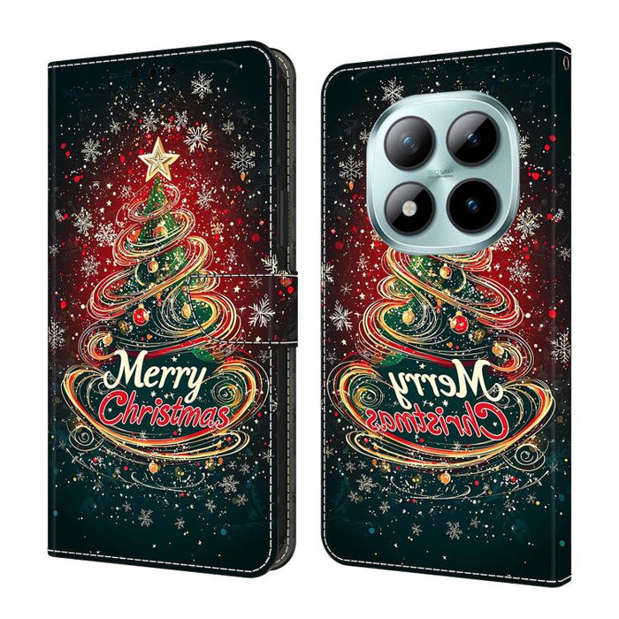 Funda para teléfono de cuero vegano pintado con efecto cristal, For Redmi A7 / A5 4G 171mm / Poco C71, For Redmi A7 Pro 4G / 5G 171mm /Poco C85x 5G, For Redmi Note 15 5G / 4G Global 164mm, For Redmi Note 15 Pro 5G Global 163.6mm                        ...