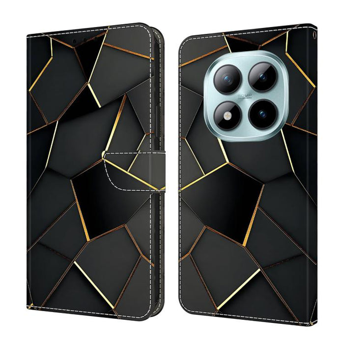 Funda para teléfono de cuero vegano pintado con efecto cristal, For Redmi A7 / A5 4G 171mm / Poco C71, For Redmi A7 Pro 4G / 5G 171mm /Poco C85x 5G, For Redmi Note 15 5G / 4G Global 164mm, For Redmi Note 15 Pro 5G Global 163.6mm                        ...