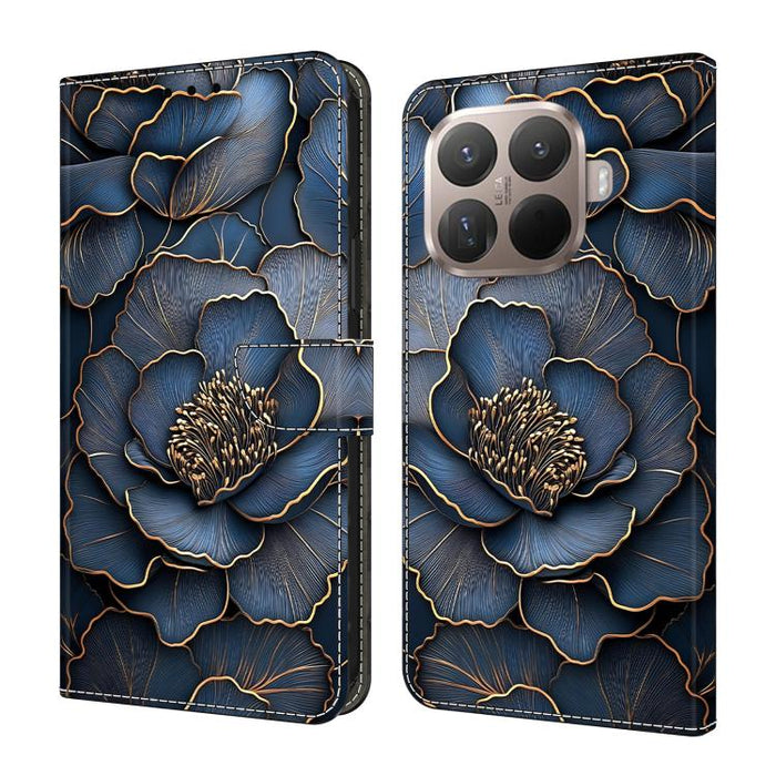 Funda para teléfono de cuero vegano pintado con efecto cristal, For Xiaomi 15T Pro, For Xiaomi 15T, For Xiaomi 15 Pro, For Xiaomi 15