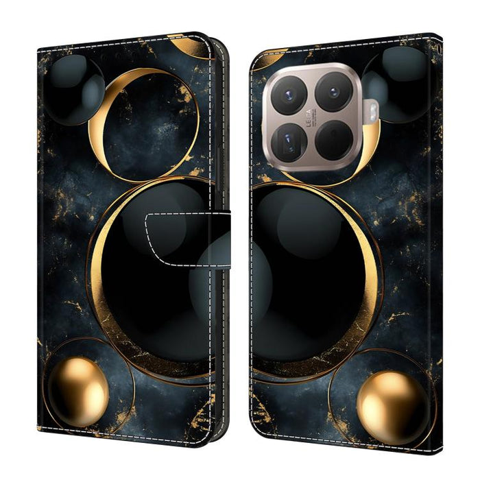 Funda para teléfono de cuero vegano pintado con efecto cristal, For Xiaomi 15T Pro, For Xiaomi 15T, For Xiaomi 15 Pro, For Xiaomi 15