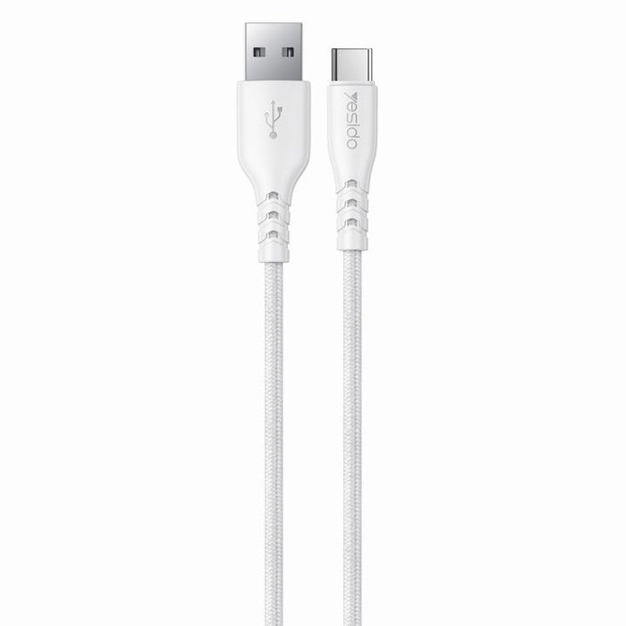 Cargador Yesido YC104 de 12 W y 2,4 A con dos puertos USB y cable de datos USB a tipo C de 1 m., YC104