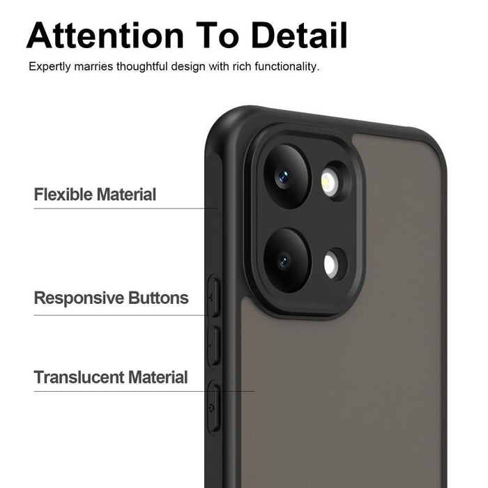 Funda para teléfono Fan Dun Series de TPU híbrido y PC esmerilado, For Redmi Turbo 5 Max/Poco X8 Pro Max 5G, For Redmi Turbo 5 5G / Poco X8 Pro 5G