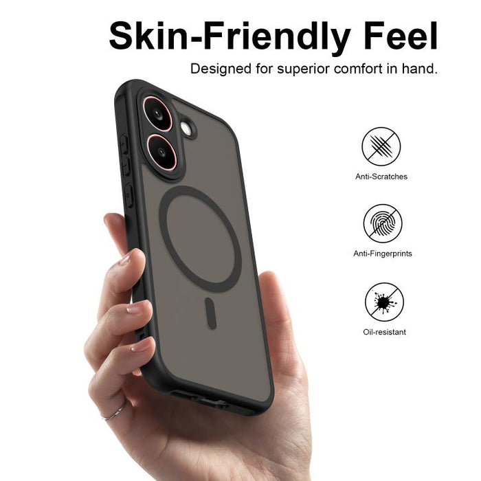 Funda para teléfono Fan Dun Series de TPU híbrido PC esmerilado MagSafe, For Redmi Turbo 5 5G / Poco X8 Pro 5G