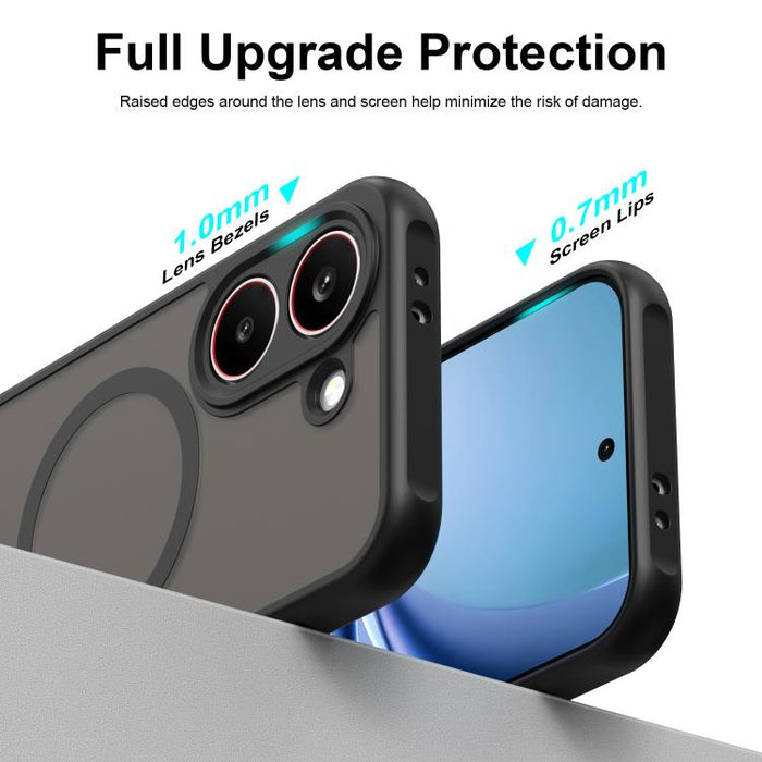 Funda para teléfono Fan Dun Series de TPU híbrido PC esmerilado MagSafe, For Redmi Turbo 5 5G / Poco X8 Pro 5G