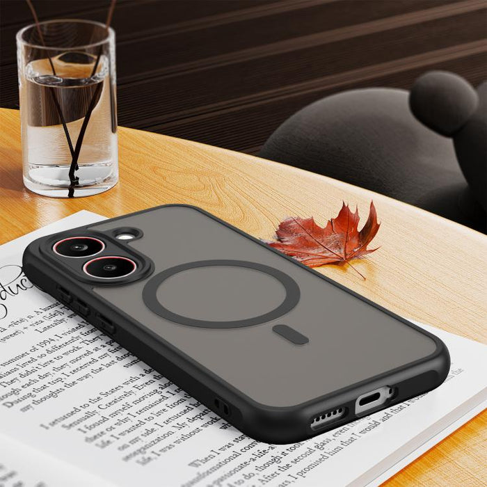 Funda para teléfono Fan Dun Series de TPU híbrido PC esmerilado MagSafe, For Redmi Turbo 5 5G / Poco X8 Pro 5G