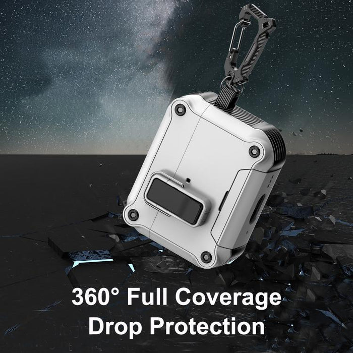 Estuche protector magnético con cierre de seguridad para auriculares con soporte, For AirPods Pro 3, For AirPods 4, For AirPods Pro 2, For AirPods Pro