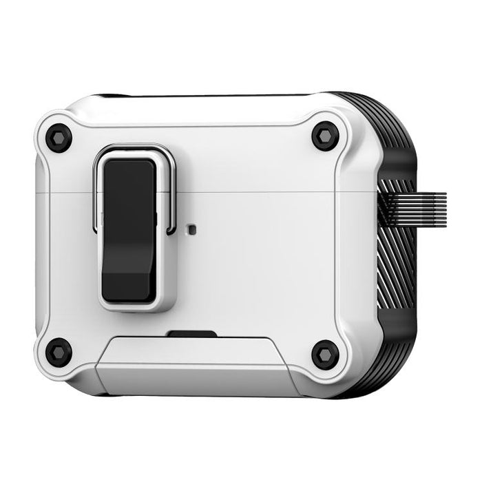 Estuche protector magnético con cierre de seguridad para auriculares con soporte, For AirPods Pro 3, For AirPods 4, For AirPods Pro 2, For AirPods Pro