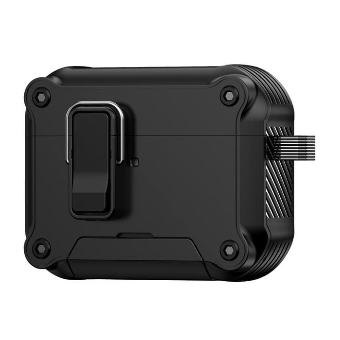 Estuche protector magnético con cierre de seguridad para auriculares con soporte, For AirPods Pro 3, For AirPods 4, For AirPods Pro 2, For AirPods Pro