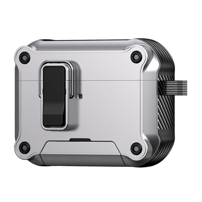 Estuche protector magnético con cierre de seguridad para auriculares con soporte, For AirPods Pro 3, For AirPods 4, For AirPods Pro 2, For AirPods Pro