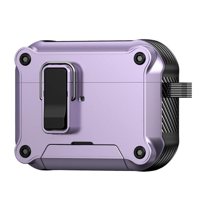 Estuche protector magnético con cierre de seguridad para auriculares con soporte, For AirPods Pro 3, For AirPods 4, For AirPods Pro 2, For AirPods Pro