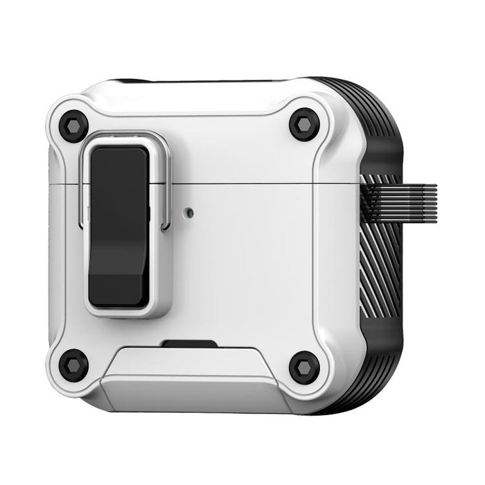 Estuche protector magnético con cierre de seguridad para auriculares con soporte, For AirPods Pro 3, For AirPods 4, For AirPods Pro 2, For AirPods Pro