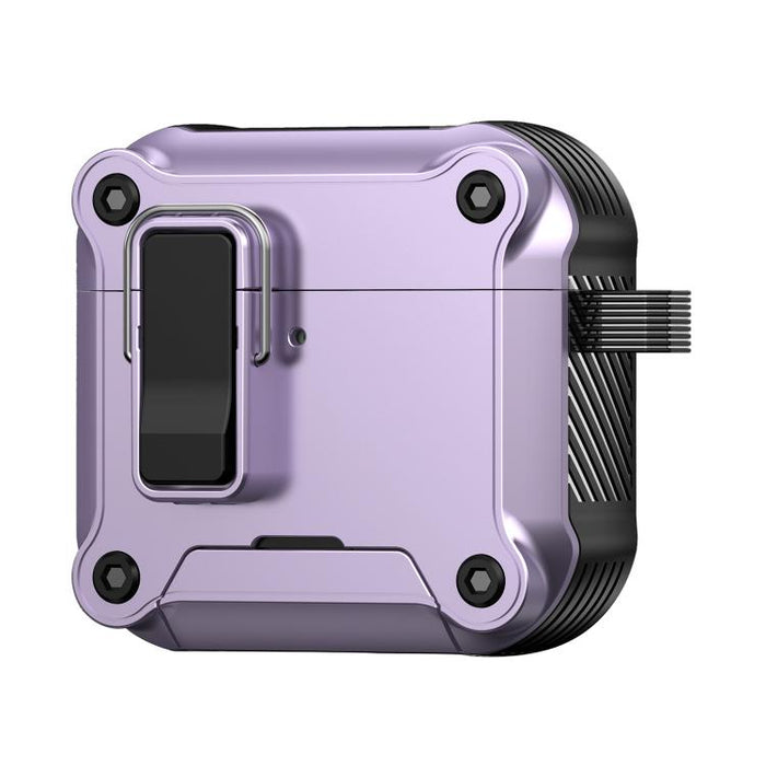 Estuche protector magnético con cierre de seguridad para auriculares con soporte, For AirPods Pro 3, For AirPods 4, For AirPods Pro 2, For AirPods Pro