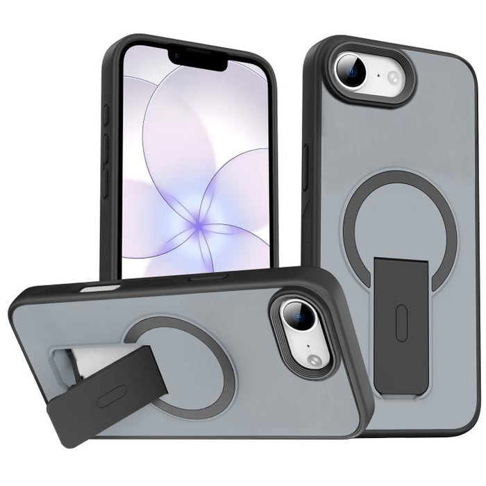 Funda para teléfono MagSafe con soporte invisible y tacto suave, For iPhone 16e / 17e, For iPhone 17 Pro Max, For iPhone 17 Pro, For iPhone 17, For iPhone Air