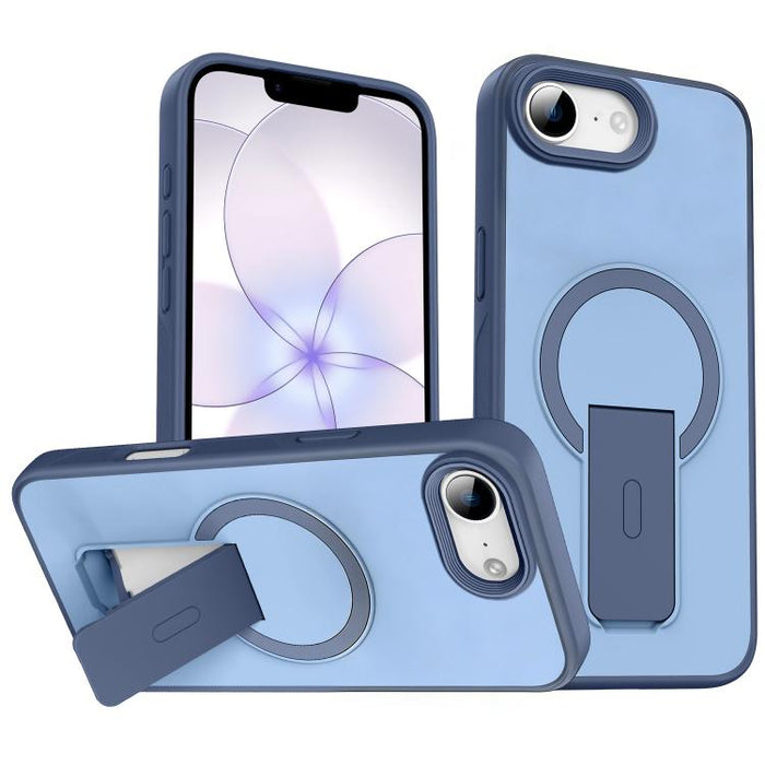 Funda para teléfono MagSafe con soporte invisible y tacto suave, For iPhone 16e / 17e, For iPhone 17 Pro Max, For iPhone 17 Pro, For iPhone 17, For iPhone Air