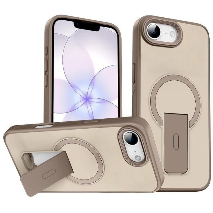 Funda para teléfono MagSafe con soporte invisible y tacto suave, For iPhone 16e / 17e, For iPhone 17 Pro Max, For iPhone 17 Pro, For iPhone 17, For iPhone Air