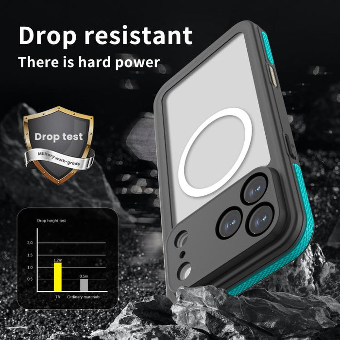 Funda magnética impermeable para teléfono RedPepper Serie V IP68, For iPhone 17 Pro Max