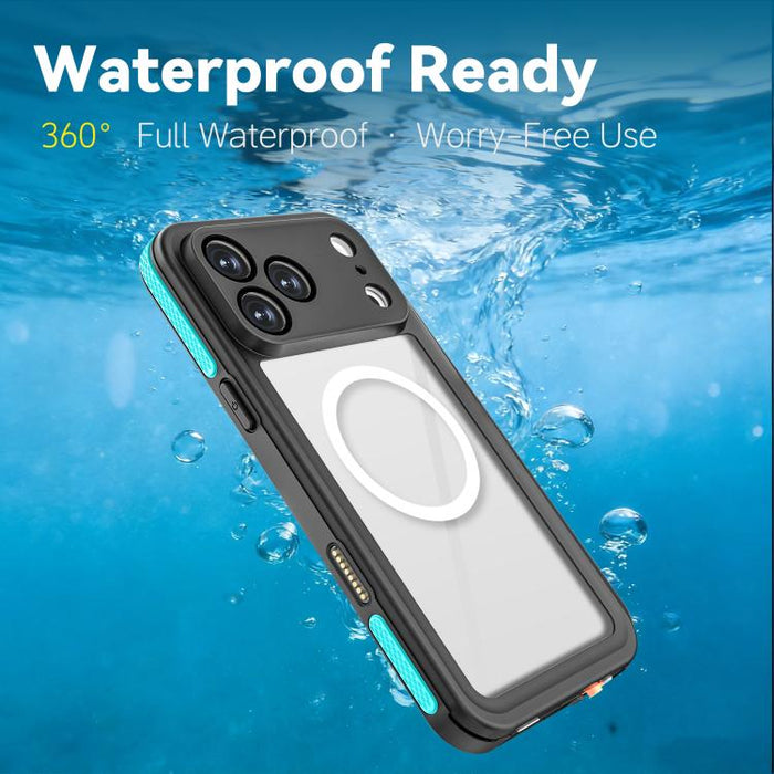 Funda magnética impermeable para teléfono RedPepper Serie V IP68, For iPhone 17 Pro Max