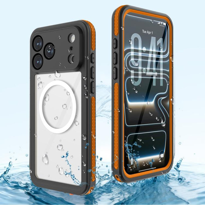 Funda magnética impermeable para teléfono RedPepper Serie V IP68, For iPhone 17 Pro Max