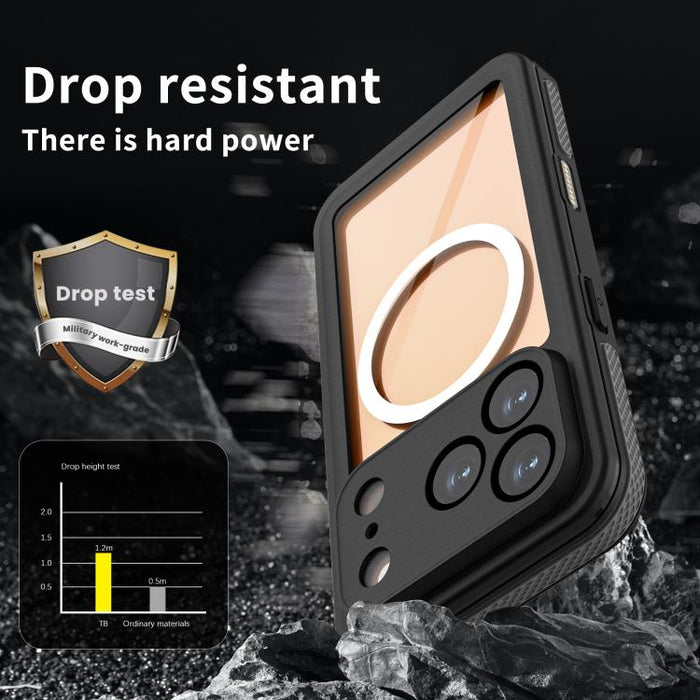 Funda magnética impermeable para teléfono RedPepper Serie V IP68, For iPhone 17 Pro, For iPhone 17
