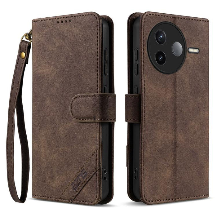 Funda para teléfono AZNS Serie A2 con tres tarjetas, protección RFID, piel vegana y correa., For Redmi Turbo 5 Max 5G / Poco X8 Pro Max 5G, For Redmi Turbo 5 5G / Poco X8 Pro 5G, For Redmi K90, For Redmi K90 Pro Max                                     ...