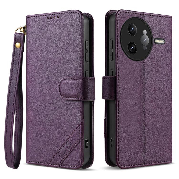 Funda para teléfono AZNS Serie A2 con tres tarjetas, protección RFID, piel vegana y correa., For Redmi Turbo 5 Max 5G / Poco X8 Pro Max 5G, For Redmi Turbo 5 5G / Poco X8 Pro 5G, For Redmi K90, For Redmi K90 Pro Max                                     ...