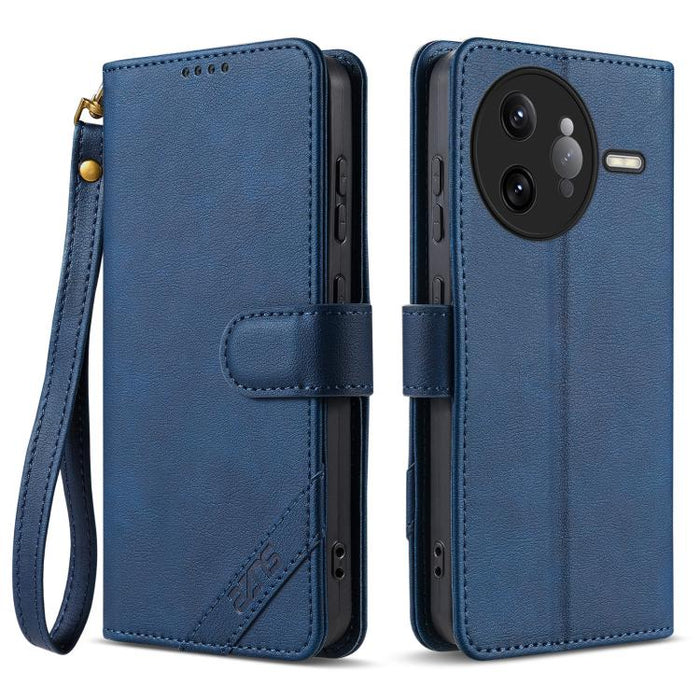 Funda para teléfono AZNS Serie A2 con tres tarjetas, protección RFID, piel vegana y correa., For Redmi Turbo 5 Max 5G / Poco X8 Pro Max 5G, For Redmi Turbo 5 5G / Poco X8 Pro 5G, For Redmi K90, For Redmi K90 Pro Max                                     ...
