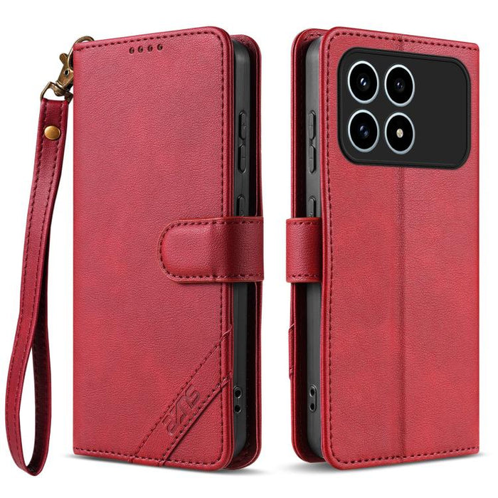 Funda para teléfono AZNS Serie A2 con tres tarjetas, protección RFID, piel vegana y correa., For Redmi Turbo 5 Max 5G / Poco X8 Pro Max 5G, For Redmi Turbo 5 5G / Poco X8 Pro 5G, For Redmi K90, For Redmi K90 Pro Max                                     ...
