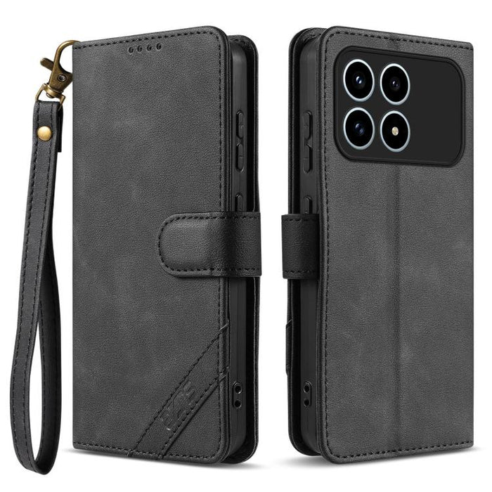 Funda para teléfono AZNS Serie A2 con tres tarjetas, protección RFID, piel vegana y correa., For Redmi Turbo 5 Max 5G / Poco X8 Pro Max 5G, For Redmi Turbo 5 5G / Poco X8 Pro 5G, For Redmi K90, For Redmi K90 Pro Max                                     ...