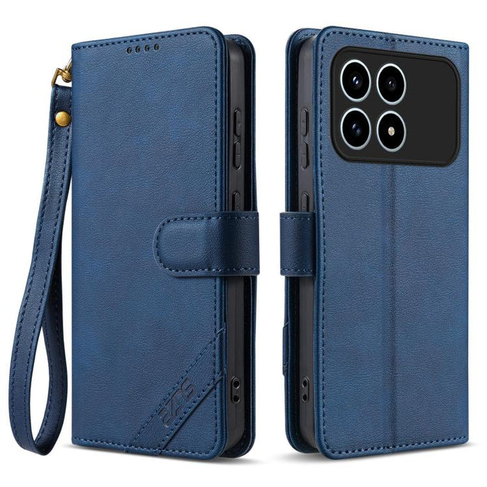 Funda para teléfono AZNS Serie A2 con tres tarjetas, protección RFID, piel vegana y correa., For Redmi Turbo 5 Max 5G / Poco X8 Pro Max 5G, For Redmi Turbo 5 5G / Poco X8 Pro 5G, For Redmi K90, For Redmi K90 Pro Max                                     ...
