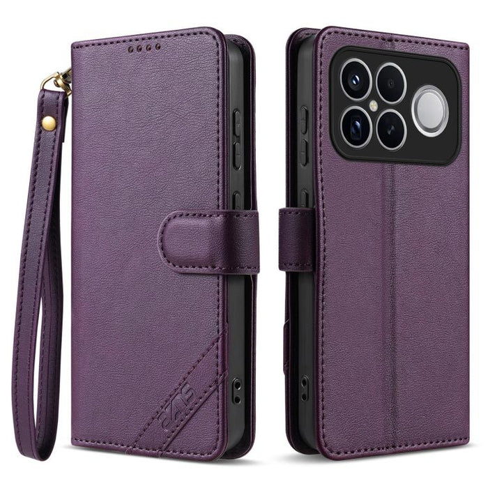 Funda para teléfono AZNS Serie A2 con tres tarjetas, protección RFID, piel vegana y correa., For Redmi Turbo 5 Max 5G / Poco X8 Pro Max 5G, For Redmi Turbo 5 5G / Poco X8 Pro 5G, For Redmi K90, For Redmi K90 Pro Max                                     ...