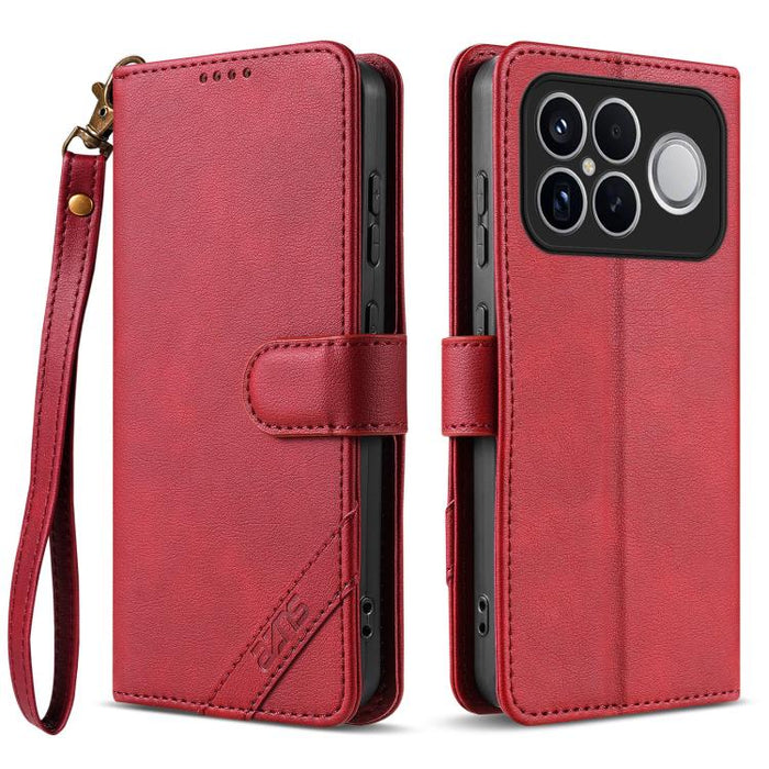 Funda para teléfono AZNS Serie A2 con tres tarjetas, protección RFID, piel vegana y correa., For Redmi Turbo 5 Max 5G / Poco X8 Pro Max 5G, For Redmi Turbo 5 5G / Poco X8 Pro 5G, For Redmi K90, For Redmi K90 Pro Max                                     ...