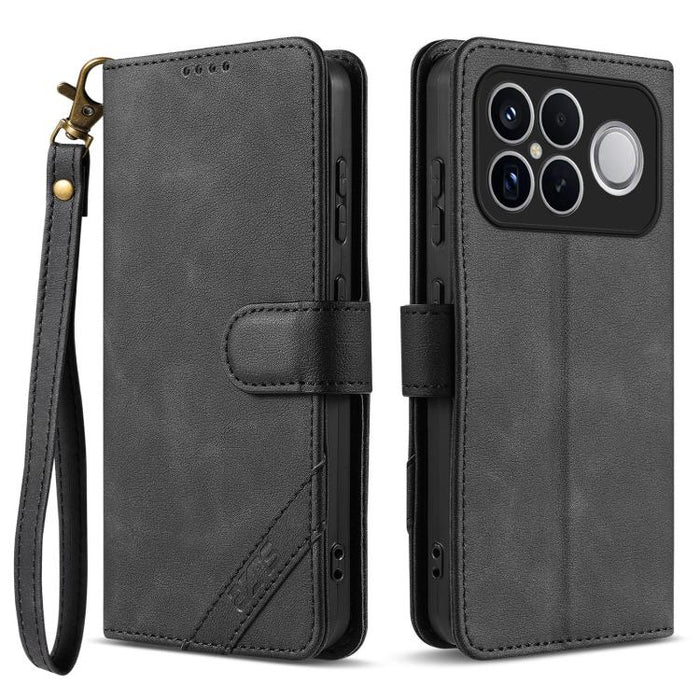 Funda para teléfono AZNS Serie A2 con tres tarjetas, protección RFID, piel vegana y correa., For Redmi Turbo 5 Max 5G / Poco X8 Pro Max 5G, For Redmi Turbo 5 5G / Poco X8 Pro 5G, For Redmi K90, For Redmi K90 Pro Max                                     ...