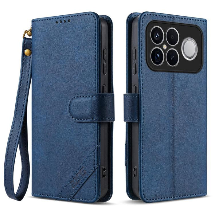 Funda para teléfono AZNS Serie A2 con tres tarjetas, protección RFID, piel vegana y correa., For Redmi Turbo 5 Max 5G / Poco X8 Pro Max 5G, For Redmi Turbo 5 5G / Poco X8 Pro 5G, For Redmi K90, For Redmi K90 Pro Max                                     ...