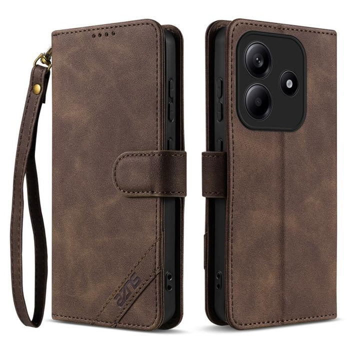 Funda para teléfono AZNS Serie A2 con tres tarjetas, protección RFID, piel vegana y correa., For Redmi Turbo 5 Max 5G / Poco X8 Pro Max 5G, For Redmi Turbo 5 5G / Poco X8 Pro 5G, For Redmi K90, For Redmi K90 Pro Max                                     ...