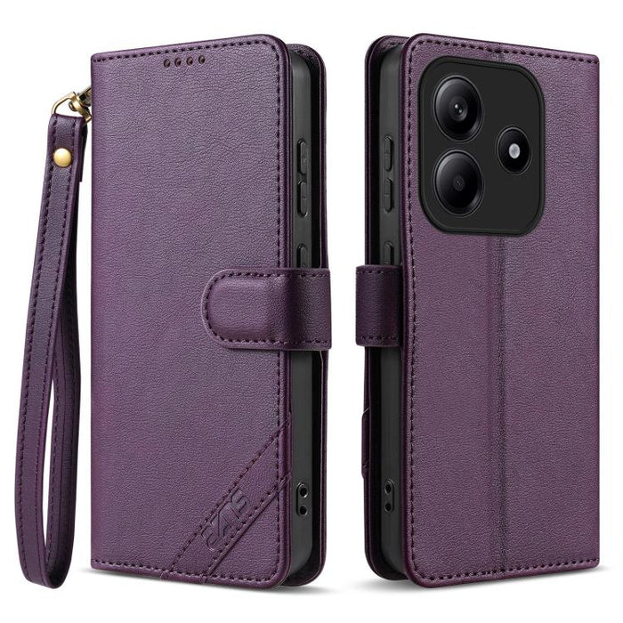 Funda para teléfono AZNS Serie A2 con tres tarjetas, protección RFID, piel vegana y correa., For Redmi Turbo 5 Max 5G / Poco X8 Pro Max 5G, For Redmi Turbo 5 5G / Poco X8 Pro 5G, For Redmi K90, For Redmi K90 Pro Max                                     ...