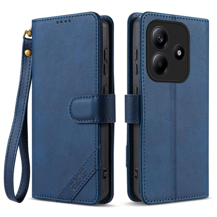 Funda para teléfono AZNS Serie A2 con tres tarjetas, protección RFID, piel vegana y correa., For Redmi Turbo 5 Max 5G / Poco X8 Pro Max 5G, For Redmi Turbo 5 5G / Poco X8 Pro 5G, For Redmi K90, For Redmi K90 Pro Max                                     ...