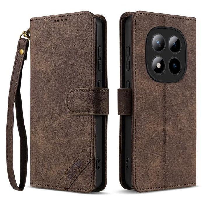 Funda para teléfono AZNS Serie A2 con tres tarjetas, protección RFID, piel vegana y correa., For Redmi Turbo 5 Max 5G / Poco X8 Pro Max 5G, For Redmi Turbo 5 5G / Poco X8 Pro 5G, For Redmi K90, For Redmi K90 Pro Max                                     ...