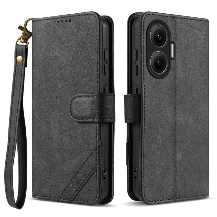 Funda para teléfono AZNS Serie A2 con tres tarjetas, protección RFID, piel vegana y correa., For Redmi Turbo 5 Max 5G / Poco X8 Pro Max 5G, For Redmi Turbo 5 5G / Poco X8 Pro 5G, For Redmi K90, For Redmi K90 Pro Max                                     ...