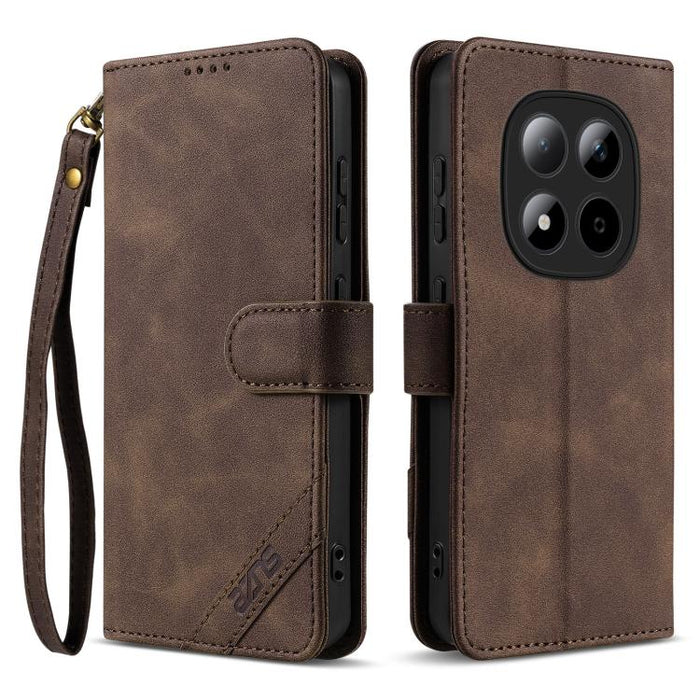 Funda para teléfono AZNS Serie A2 con tres tarjetas, protección RFID, piel vegana y correa., For Redmi Turbo 5 Max 5G / Poco X8 Pro Max 5G, For Redmi Turbo 5 5G / Poco X8 Pro 5G, For Redmi K90, For Redmi K90 Pro Max                                     ...