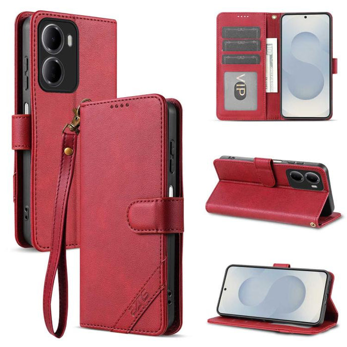 Funda para teléfono AZNS Serie A2 con tres tarjetas, protección RFID, piel vegana y correa., For Redmi Turbo 5 Max 5G / Poco X8 Pro Max 5G, For Redmi Turbo 5 5G / Poco X8 Pro 5G, For Redmi K90, For Redmi K90 Pro Max                                     ...