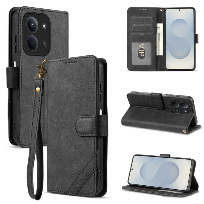 Funda para teléfono AZNS Serie A2 con tres tarjetas, protección RFID, piel vegana y correa., For Redmi Turbo 5 Max 5G / Poco X8 Pro Max 5G, For Redmi Turbo 5 5G / Poco X8 Pro 5G, For Redmi K90, For Redmi K90 Pro Max                                     ...