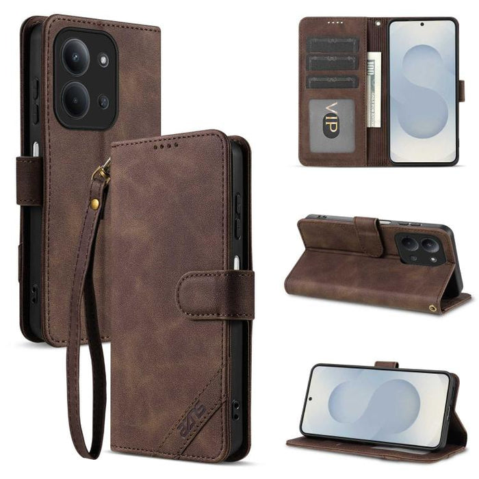 Funda para teléfono AZNS Serie A2 con tres tarjetas, protección RFID, piel vegana y correa., For Redmi Turbo 5 Max 5G / Poco X8 Pro Max 5G, For Redmi Turbo 5 5G / Poco X8 Pro 5G, For Redmi K90, For Redmi K90 Pro Max                                     ...