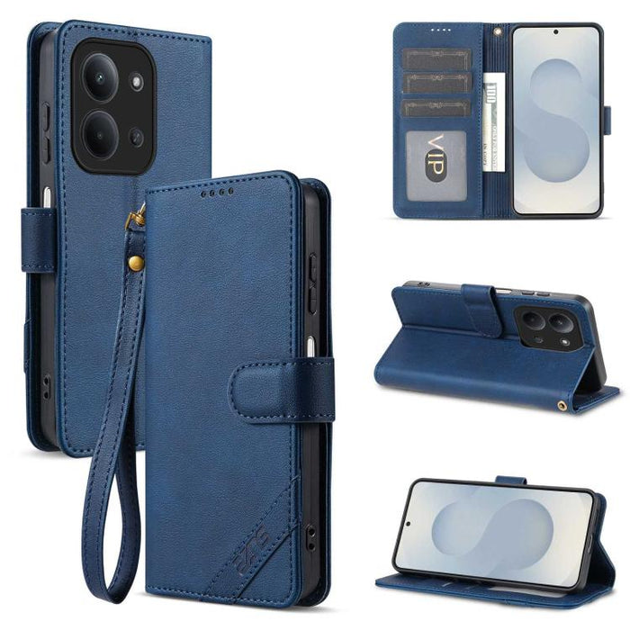 Funda para teléfono AZNS Serie A2 con tres tarjetas, protección RFID, piel vegana y correa., For Redmi Turbo 5 Max 5G / Poco X8 Pro Max 5G, For Redmi Turbo 5 5G / Poco X8 Pro 5G, For Redmi K90, For Redmi K90 Pro Max                                     ...