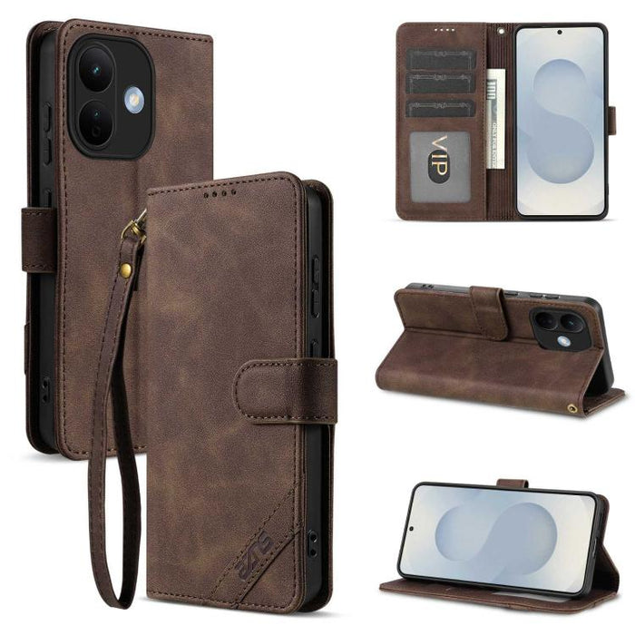 Funda para teléfono AZNS Serie A2 con tres tarjetas, protección RFID, piel vegana y correa., For Redmi Turbo 5 Max 5G / Poco X8 Pro Max 5G, For Redmi Turbo 5 5G / Poco X8 Pro 5G, For Redmi K90, For Redmi K90 Pro Max                                     ...