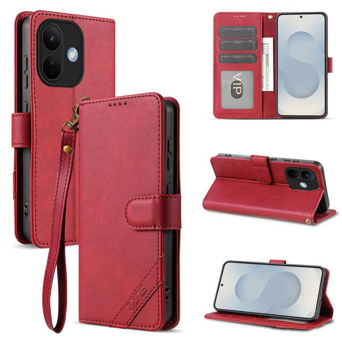 Funda para teléfono AZNS Serie A2 con tres tarjetas, protección RFID, piel vegana y correa., For Redmi Turbo 5 Max 5G / Poco X8 Pro Max 5G, For Redmi Turbo 5 5G / Poco X8 Pro 5G, For Redmi K90, For Redmi K90 Pro Max                                     ...