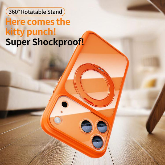 Funda para teléfono con soporte magnético, tacto suave y orificios de precisión, con botón de obturador con IA., For iPhone 17 Pro Max, For iPhone 17 Pro